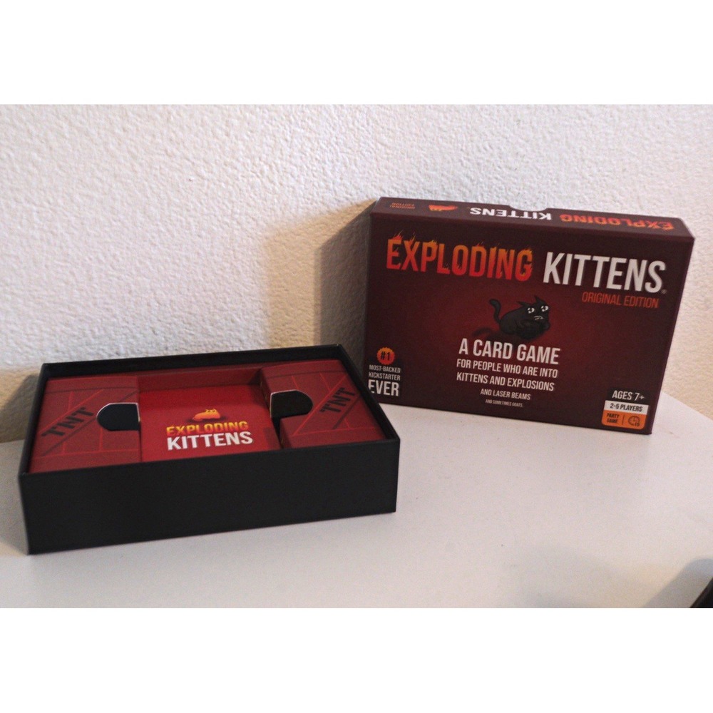 Exploding Kittens Exploding Kittens Original Edition Card Game COMPLETE
